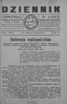 Dziennik Zarządu M. Łodzi 12 sierpień 1924 nr 33 (256)