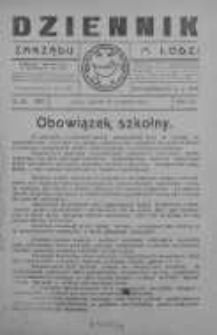Dziennik Zarządu M. Łodzi 26 sierpień 1924 nr 35 (258)