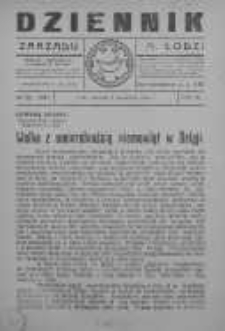 Dziennik Zarządu M. Łodzi 2 wrzesień 1924 nr 36 (259)