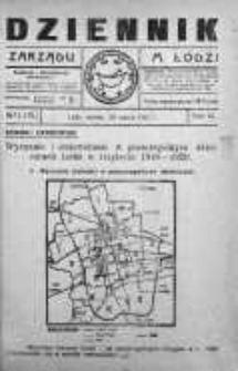 Dziennik Zarządu M. Łodzi 29 marzec 1921 nr 13
