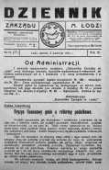 Dziennik Zarządu M. Łodzi 5 kwiecień 1921 nr 14