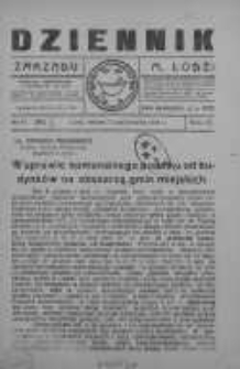 Dziennik Zarządu M. Łodzi 7 październik 1924 nr 41 (264)