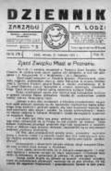 Dziennik Zarządu M. Łodzi 21 kwiecień 1921 nr 16