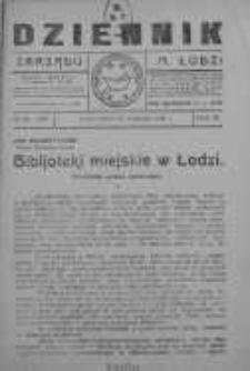 Dziennik Zarządu M. Łodzi 25 listopad 1924 nr 48 (271)