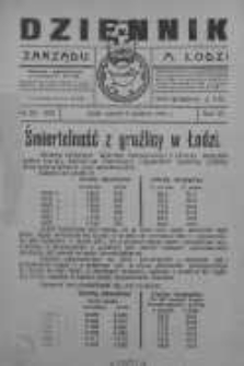 Dziennik Zarządu M. Łodzi 9 grudzień 1924 nr 50 (273)