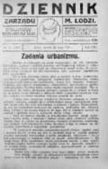 Dziennik Zarządu M. Łodzi 25 maj 1926 nr 21