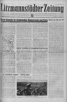 Litzmannstaedter Zeitung 27 sierpień 1944 nr 238