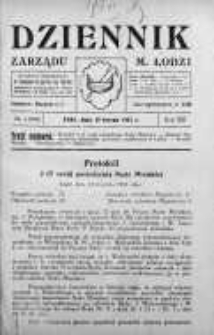 Dziennik Zarządu M. Łodzi 10 luty 1931 nr 6