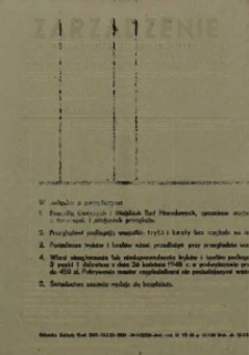Zarządzenie Prezydium Wojewódzkiej Rady Narodowej w Gdańsku z dnia 12 lipca 1953 r. w sprawie urzędowego uznania tryków i kozłów.