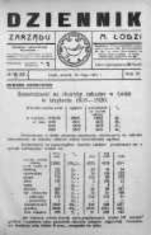 Dziennik Zarządu M. Łodzi 10 maj 1921 nr 19