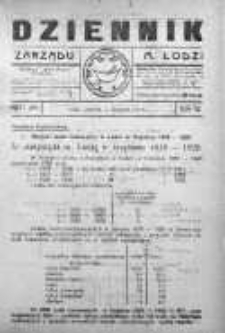 Dziennik Zarządu M. Łodzi 2 sierpień 1921 nr 31