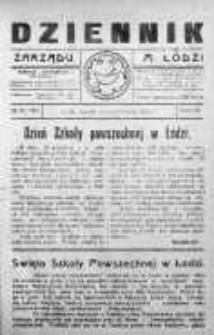 Dziennik Zarządu M. Łodzi 1 październik 1921 nr 40