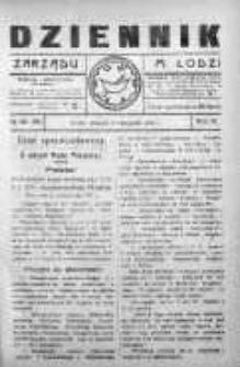 Dziennik Zarządu M. Łodzi 8 listopad 1921 nr 46