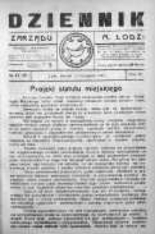 Dziennik Zarządu M. Łodzi 15 listopad 1921 nr 47