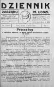 Dziennik Zarządu M. Łodzi 17 luty 1925 nr 7 (283)