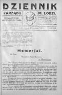 Dziennik Zarządu M. Łodzi 28 wrzesień 1926 nr 39