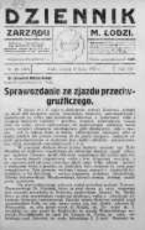 Dziennik Zarządu M. Łodzi 14 lipiec 1925 nr 28 (303)