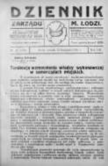 Dziennik Zarządu M. Łodzi 23 listopad 1926 nr 47