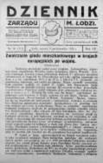 Dziennik Zarządu M. Łodzi 6 październik 1925 nr 40 (315)