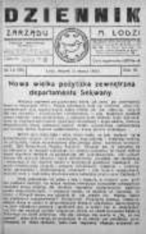 Dziennik Zarządu M. Łodzi 21 marzec 1922 nr 12