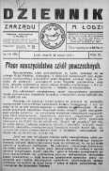 Dziennik Zarządu M. Łodzi 28 marzec 1922 nr 13