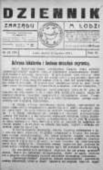 Dziennik Zarządu M. Łodzi 6 czerwiec 1922 nr 23