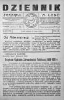 Dziennik Zarządu M. Łodzi 4 lipiec 1922 nr 27