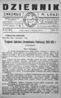 Dziennik Zarządu M. Łodzi 8 sierpień 1922 nr 32