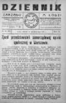 Dziennik Zarządu M. Łodzi 10 październik 1922 nr 42