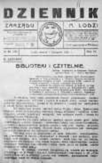 Dziennik Zarządu M. Łodzi 7 listopad 1922 nr 46