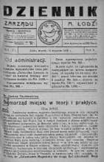 Dziennik Zarządu M. Łodzi 16 styczeń 1923 nr 3