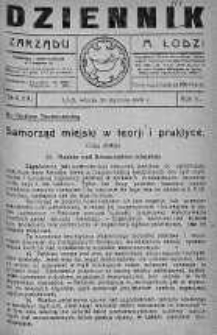 Dziennik Zarządu M. Łodzi 23 styczeń 1923 nr 4