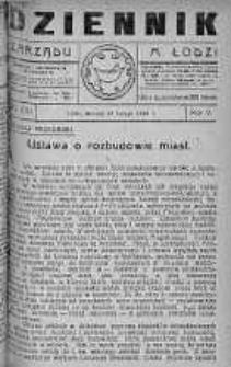 Dziennik Zarządu M. Łodzi 27 luty 1923 nr 9