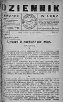 Dziennik Zarządu M. Łodzi 13 marzec 1923 nr 10