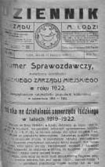 Dziennik Zarządu M. Łodzi 17 kwiecień 1923 nr 15