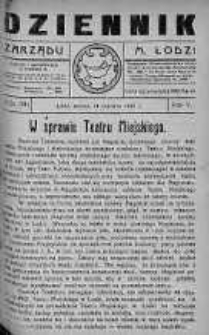 Dziennik Zarządu M. Łodzi 19 czerwiec 1923 nr 26