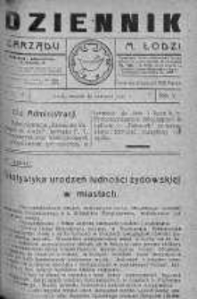 Dziennik Zarządu M. Łodzi 26 czerwiec 1923 nr 27