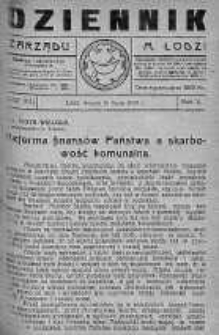 Dziennik Zarządu M. Łodzi 31 lipiec 1923 nr 32
