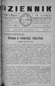 Dziennik Zarządu M. Łodzi 16 październik 1923 nr 43