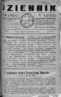 Dziennik Zarządu M. Łodzi 6 listopad 1923 nr 46