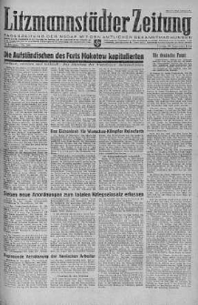 Litzmannstaedter Zeitung 29 wrzesień 1944 nr 266