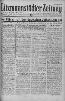 Litzmannstaedter Zeitung 19 październik 1944 nr 283