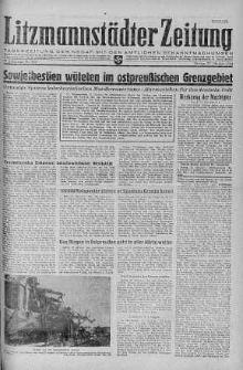 Litzmannstaedter Zeitung 27 październik 1944 nr 290