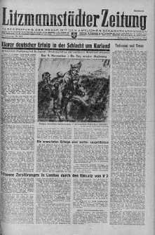 Litzmannstaedter Zeitung 9 listopad 1944 nr 301
