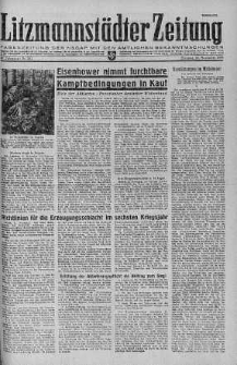 Litzmannstaedter Zeitung 21 listopad 1944 nr 311