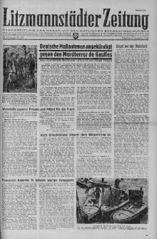 Litzmannstaedter Zeitung 5 grudzień 1944 nr 323