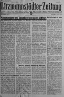 Litzmannstaedter Zeitung 16 styczeń 1945 nr 13