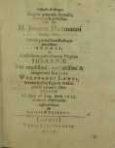 Nuptiis primitus secundis, [...] Dn. M. Joannis Hartmanni Svidn. SiL. Scholae patriae Con-Rectoris [...] et [...] Susannae Viri [...] Wolfgangi Langi [...] filiae [...] ad diem 26 Aug. Anni 1613. Svidnicii celebrandis [...] dicatae ab Amicis et Collegis / [Henoch Barthisius et al.].