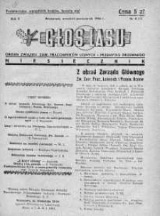 Głos Lasu: Organ Związku Zawodowego Pracowników Leśnych i Przemysłu Drzewnego 1946 wrzesień/październik nr 8