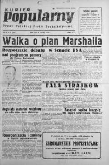 Kurier Popularny. Organ Polskiej Partii Socjalistycznej 1948, nr 9